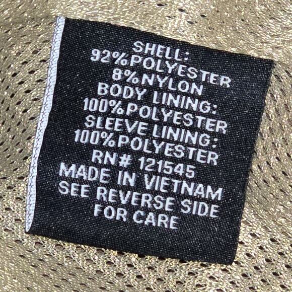 London Fog Men’s XL Beige Harrington Golf Jacket Zip Front Pockets Lightweight - Picture 14 of 14